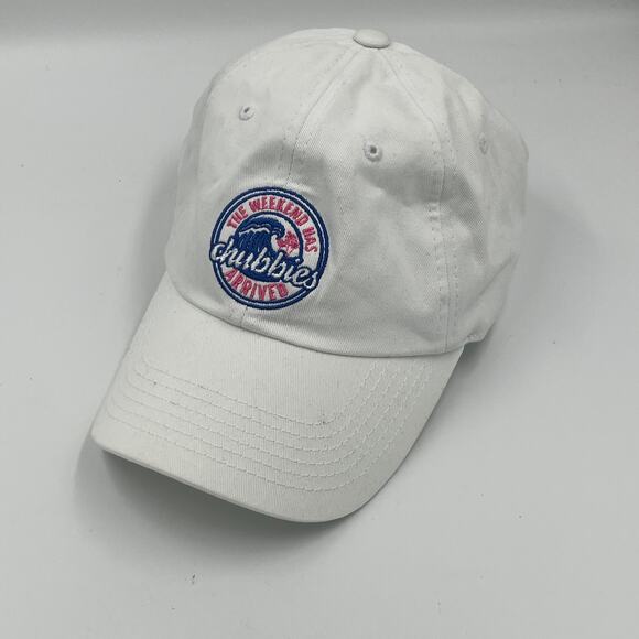 Chubbies The Weekend Has Arrived Dad Hat White Cotton - Picture 1 of 7